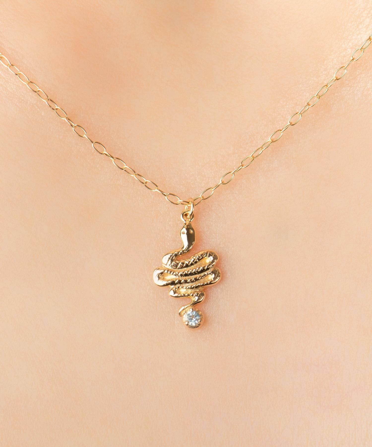 AURORA GRAN スネークネックレス　K10 DeepGold collection | AURORA GR&amp;amp;amp;#229;AN