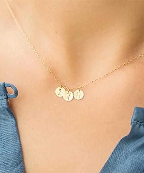 Com Letter Necklace 㡼ॿ3