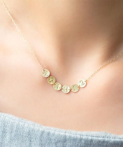 Com Letter Necklace 졼6