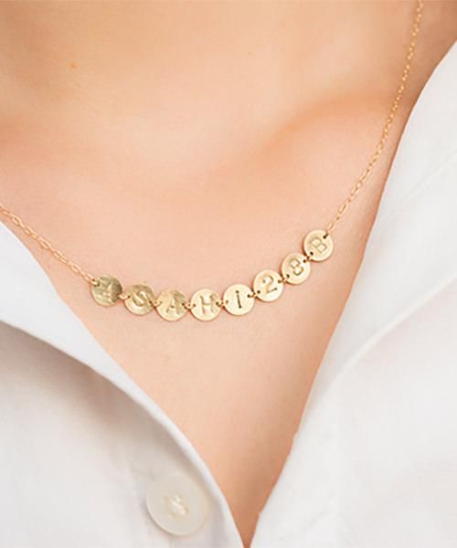 Com Letter Necklace 졼8