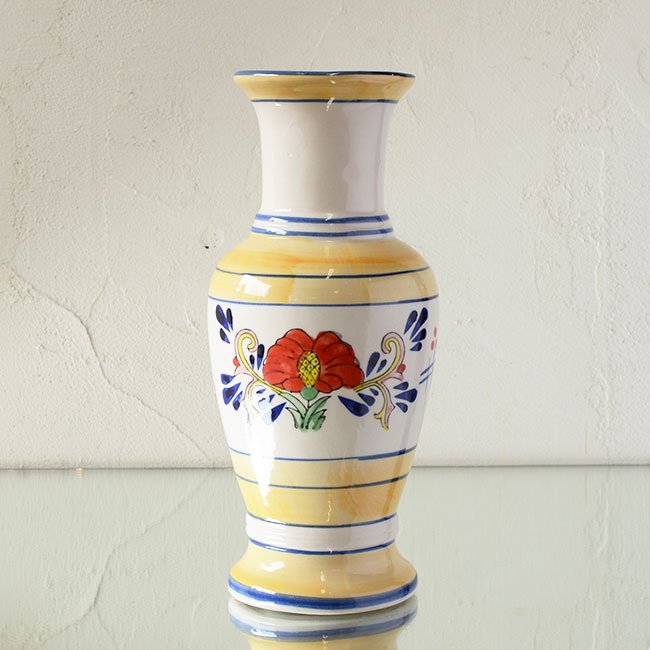 ハンドペイントのフラワーベース（花瓶）フランス / アンティーク家具からファッションアイテムまで揃うセレクトショップGypsy Flower