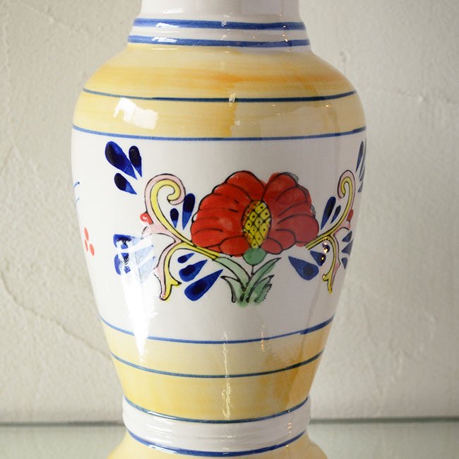 ハンドペイントのフラワーベース（花瓶）フランス / アンティーク家具からファッションアイテムまで揃うセレクトショップGypsy Flower