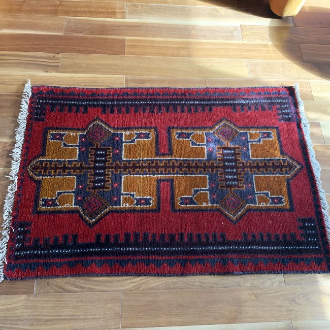 ペルシャ絨毯 バルーチ 手織り 185x122ウール Persia Baluch - ラグ・カーペット・マット