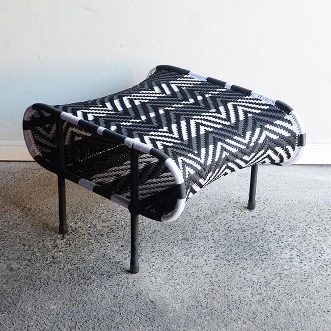 ラウンドチェア　セネガル家具 ラウンドチェア for kids グリーン / アンティーク家具から