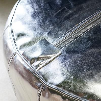 モロッコレザークッション プフ Gypsy Flower アンティーク家具