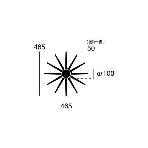 ART WORK STUDIO ATRAS2 WALL CLOCK NATURAL アトラス2 ウォール