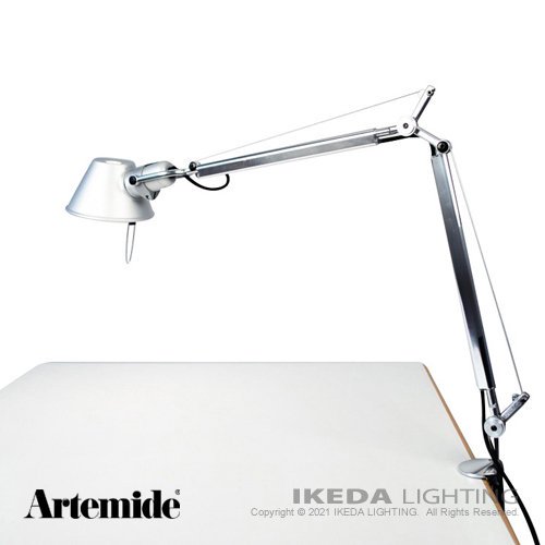 Tolomeo Table with Clamp　トロメオ テーブル ウィズ クランプ（シルバー）｜アルテミデ｜デスクライト　-  LED照明、照明器具の通販ならイケダ照明 online store