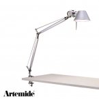 TOLOMEO MINI TABLE with CLAMP Silver