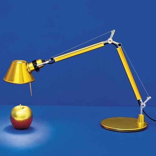 Tolomeo Micro Table （Gold） ｜ Artemide アルテミデ 【 IKEDA