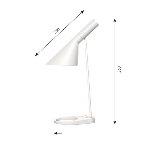 AJ テーブル / ホワイト｜ルイスポールセン - LED照明,照明器具の通販ならイケダ照明 online store -