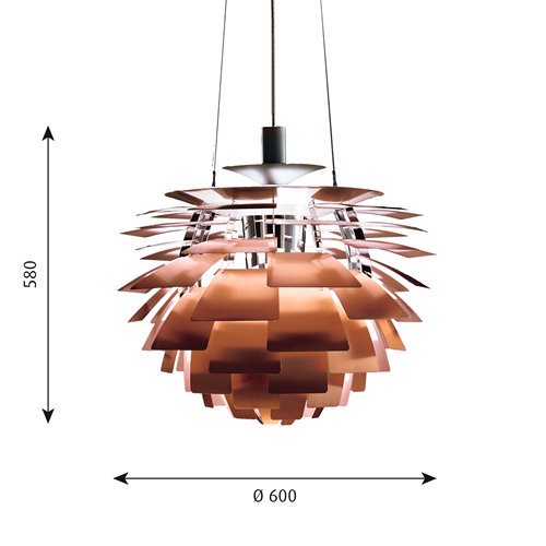 PH アーティチョーク 600（銅） ｜ルイスポールセン☆ペンダントランプ