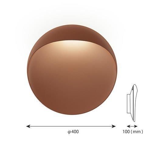 フリント ウォール φ400 / コールテン鋼 ｜ Louis Poulsen ルイス