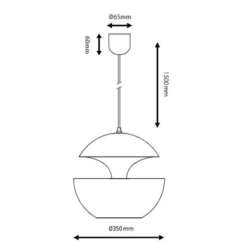 HERE COMES THE SUN ヒア・カムズ・ザ・サン φ350（ホワイト