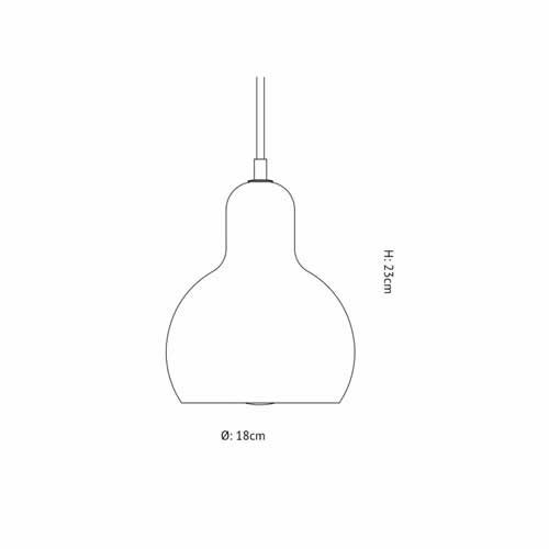 メガバルブペンダント（ゴールド） MEGA BULB PENDANT SR2