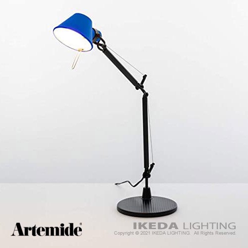 Tolomeo Micro Bicolor（ブラック / ブルー）｜アルテミデ｜デスクライト　- LED照明、照明器具の通販ならイケダ照明  online store