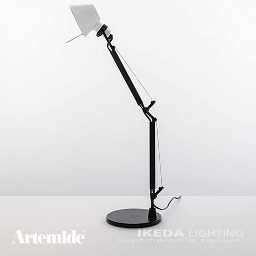 Tolomeo Micro Bicolor（ブラック / ホワイト）｜アルテミデ｜デスクライト　- LED照明、照明器具の通販ならイケダ照明  online store