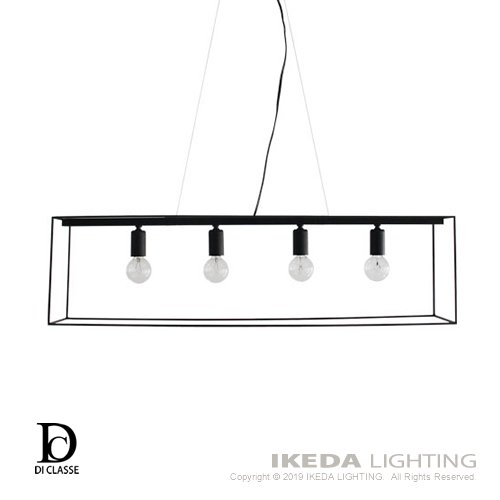 シェナーリオ W ペンダントランプ（ブラック）　｜　DI CLASSE　ディクラッセ　- LED照明、照明器具の通販ならイケダ照明 online  store -