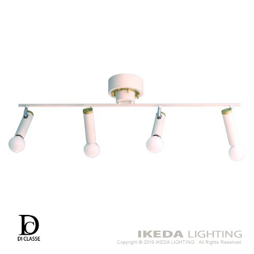 シガロ フラット4 シーリングランプ（ホワイト）　｜　DI CLASSE　ディクラッセ　- LED照明、照明器具の通販ならイケダ照明 online  store -