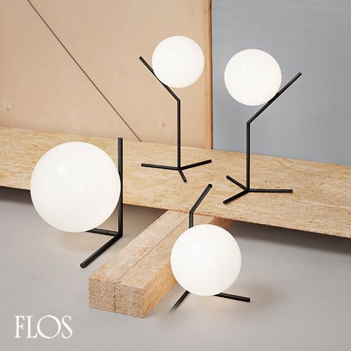 IC LIGHTS T2　IC ライツ T2（ブラック）テーブルランプ　｜　FLOS　フロス　- LED照明、照明器具の通販ならイケダ照明  online store -