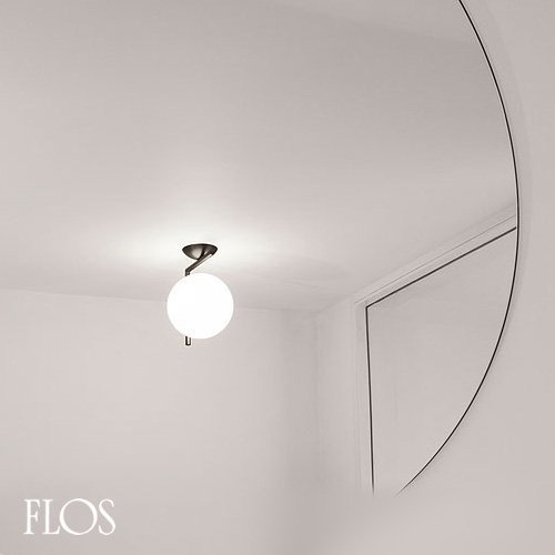 IC LIGHTS C/W2　IC ライツ C/W2（ブラック）ブラケットランプ/シーリングライト｜FLOS　フロス　-  LED照明、照明器具の通販ならイケダ照明 online store -