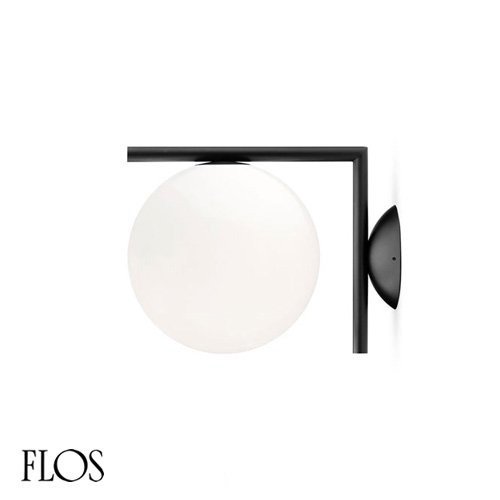 IC LIGHTS C/W1　IC ライツ C/W1（ブラック）ブラケット&シーリングライト　｜　FLOS　フロス　-  LED照明、照明器具の通販ならイケダ照明 online store -