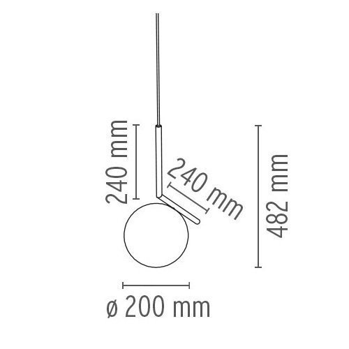 IC LIGHTS S1　IC ライツ S1（ブラック）（標準仕様）ペンダントライト　｜　FLOS　フロス　-  LED照明、照明器具の通販ならイケダ照明 online store -