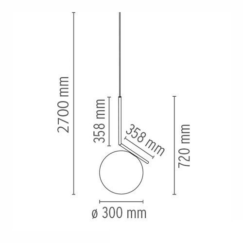 IC LIGHTS S2　IC ライツ S2（ゴールド）ペンダントライト（引掛仕様）　｜　FLOS　フロス　-  LED照明、照明器具の通販ならイケダ照明 online store -