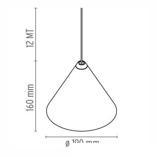 STRING LIGHT CONE HEAD　ストリングライト コーンヘッド（12M）　ペンダントライト　｜　FLOS　フロス　-  LED照明、照明器具の通販ならイケダ照明 online store -