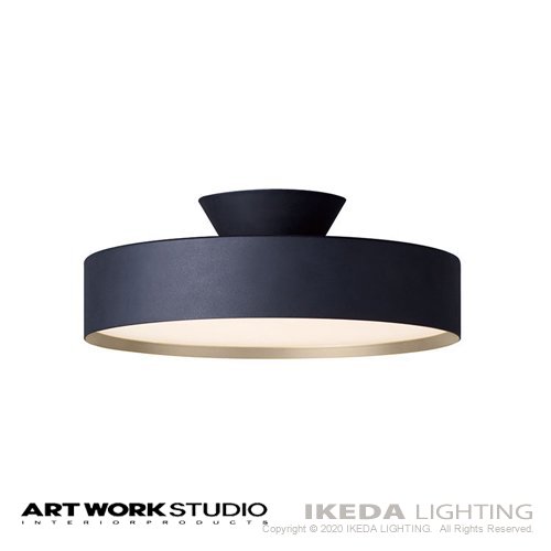 Glow 4000 LED Ceiling Lamp（ブラック+シャンパンゴールド） ｜ARTWORK STUDIO　-イケダ照明 online  store-