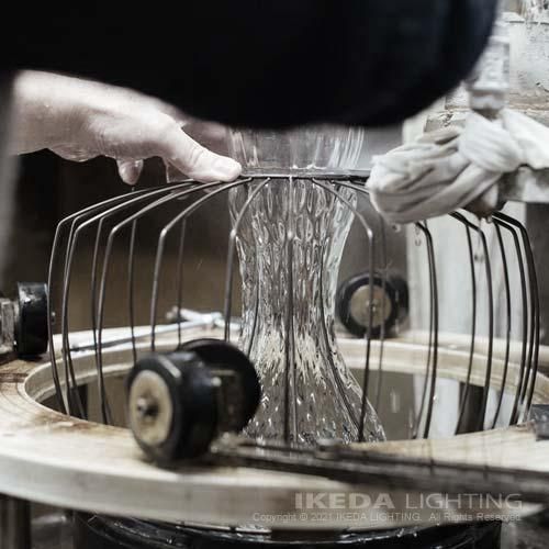 インポート ムラノガラス ペンダント（クリアー） ｜ イケダ