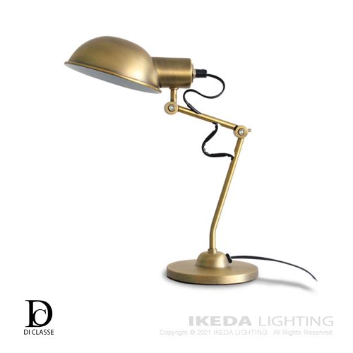 フェレオ デスクランプ（アンティークゴールド）Ferreo desk lamp　｜　DI CLASSE　ディクラッセ　-  LED照明、照明器具の通販ならイケダ照明 online store -