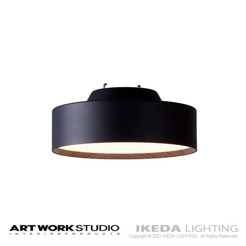 Glow mini LED-ceiling lamp　グローミニLEDシーリングランプ（ブラック+ライトウッド） 〔ARTWORK STUDIO　 アートワークスタジオ〕　-イケダ照明 online store-