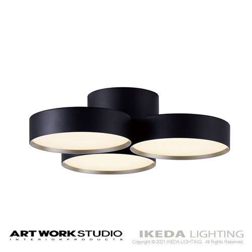 ファントム5000 LEDシーリング （ブラック+シャンパンゴールド） ｜ アートワークスタジオ -- IKEDA LIGHTING online  store --