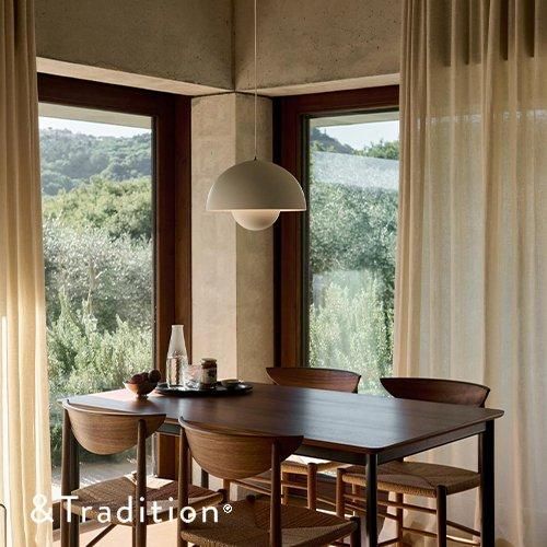 フラワーポットペンダント VP7（マットライトグレー