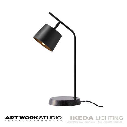 パナマ デスクランプ （ブラック+ブラック） Panama-Desk lamp ｜ アートワークスタジオ -- IKEDA LIGHTING  online store --