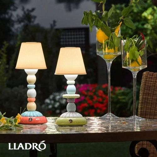 Palm Firefly Lamp/パーム ファイヤーフライ (ペール・ブルー) ワイヤレス テーブルランプ | LLADRO/リヤドロ -イケダ照明  online store-