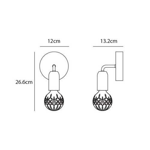 クリア クリスタルバルブ ウォールライト | LEE BROOM (リー・ブルーム