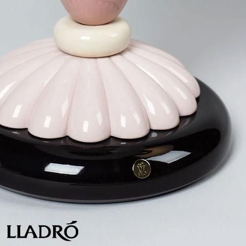 リヤドロ　LLADRO　新品　ファイヤーフライランプ 磁器　ライト ファイヤーフライ テーブルランプ （ピンクゴールド） | LLADRO