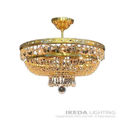 プレシオサクリスタル　シャンデリア プレシオサ クリスタル シャンデリア/シーリング 6灯 | イケダ