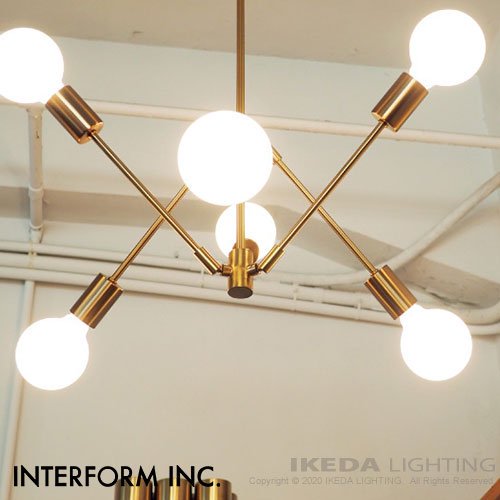 Gradiska （ゴールド） グラディスカ ペンダントライト ｜ インターフォルム -- IKEDA LIGHTING online store --