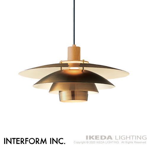 Mikkeli ミッケリ ペンダントライト ｜ インターフォルム -- IKEDA LIGHTING online store --