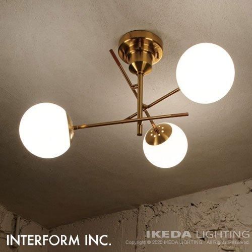 INTERFORM インターフォルム/シーリングライト LT-2325 INTERFORM シーリングライト インターフォルム おしゃれ 天井