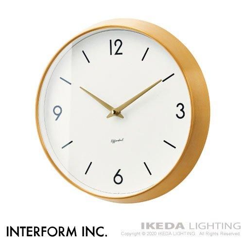 Etreu エトル ウォールクロック ｜ インターフォルム -- IKEDA LIGHTING online store --