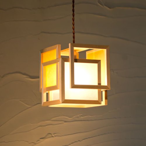 旬　shun　（白×山吹）　和風ペンダント　｜LED照明、照明器具の通販ならイケダ照明 online store