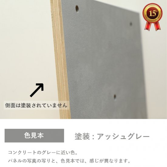 日本製 2ウェイ アッシュグレー塗装クライミングウォール用パネル