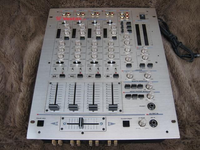 VESTAX PMC-55 全CHフェーダー新品交換・入力RCAジャック新品済み