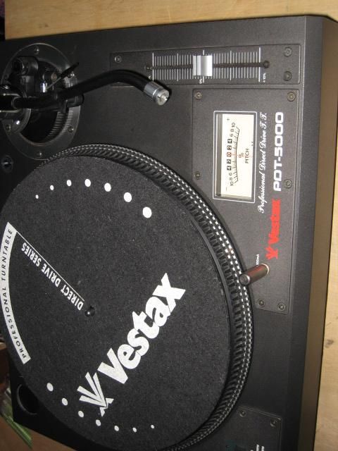 動作品】 Vestax PDT-5000 ターンテーブル レコードプレイヤーターン