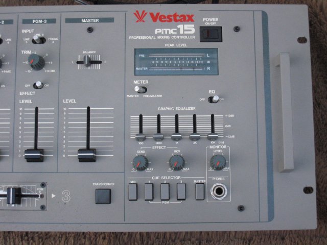 Vestax PMC 15 SL 動作とても良好 Sampler ミキサー - DJ機器