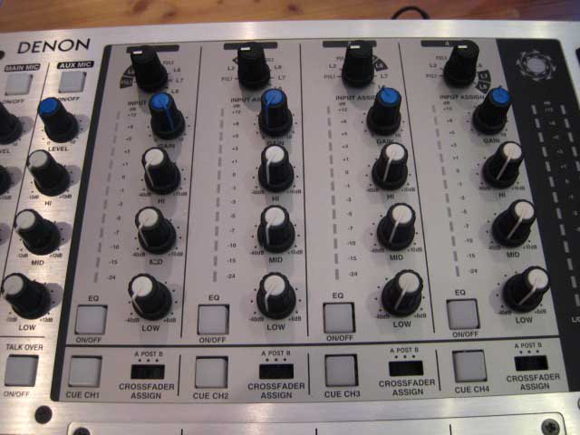 DENON Digital 4ch DJ Mixer DN-X1500S (中古美品） - レギュラー 