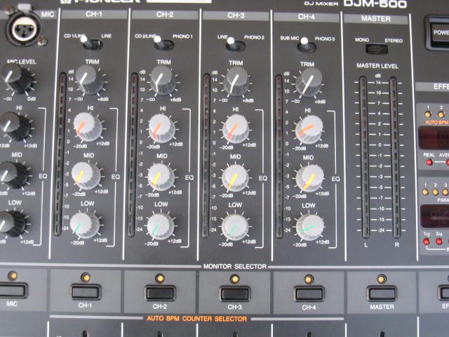 美品 元箱付 PIONEER DJM-500 - レギュラークラフトレコード